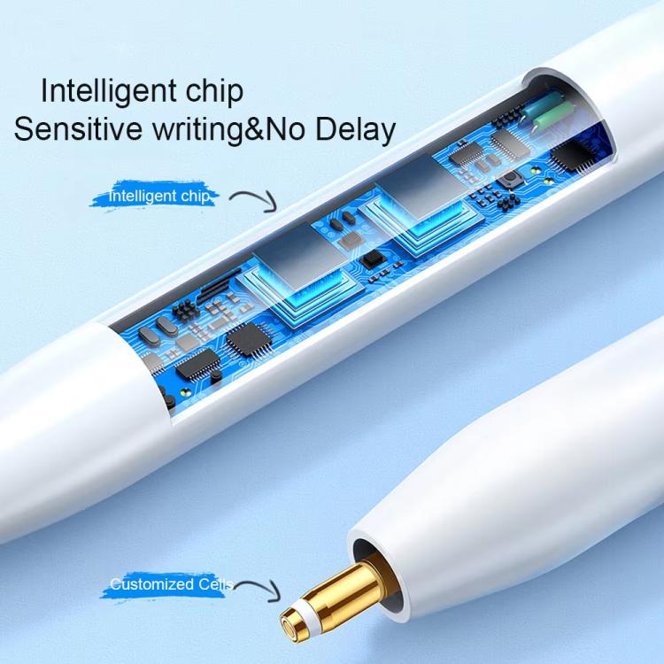 For iPad Series Type-C Magnetic Draw Out Stylus - White