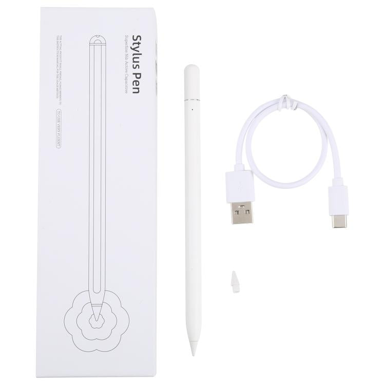 For iPad Series Type-C Magnetic Draw Out Stylus - White