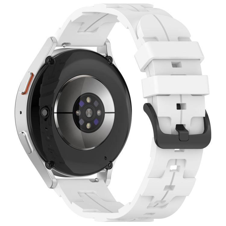 22mm Kalebol Solid Color Black Buckle Round Tail Silicone Watch Band
