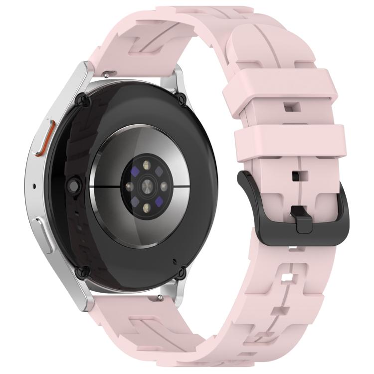 22mm Kalebol Solid Color Black Buckle Round Tail Silicone Watch Band