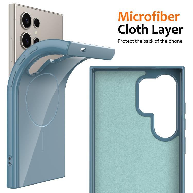 For Samsung Galaxy S22 Ultra 5G Glossy TPU Shockproof MagSafe Phone Case with Lanyard
