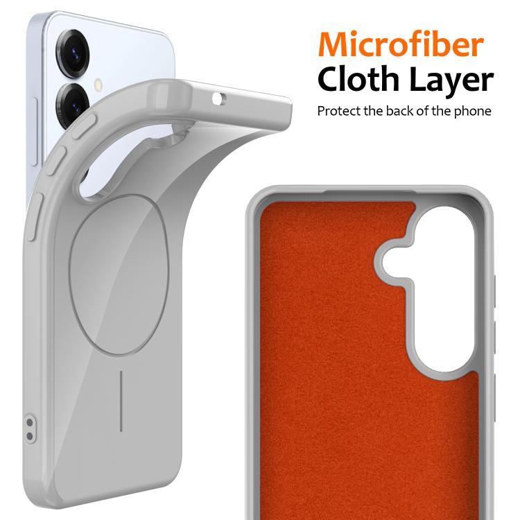 For Samsung Galaxy S23 FE 5G Glossy TPU Shockproof MagSafe Phone Case with Lanyard