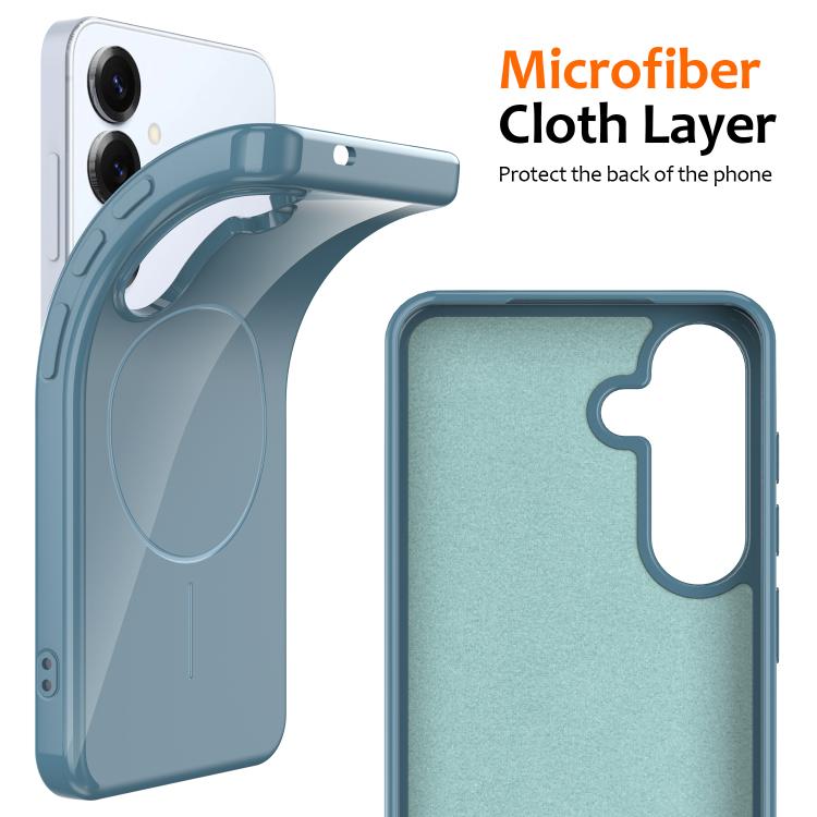 For Samsung Galaxy S25 5G Glossy TPU Shockproof MagSafe Phone Case with Lanyard