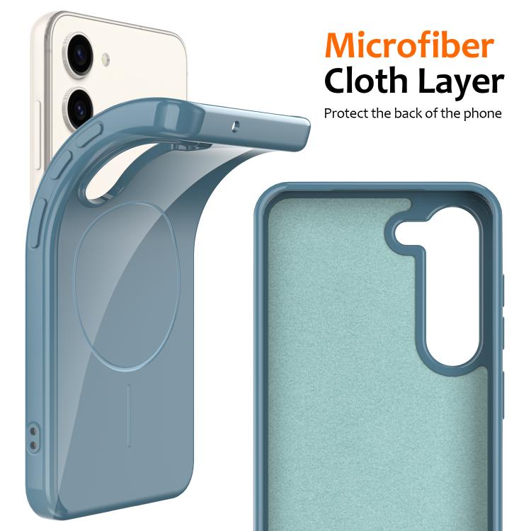 For Samsung Galaxy S23+ 5G Glossy TPU Shockproof MagSafe Phone Case with Lanyard