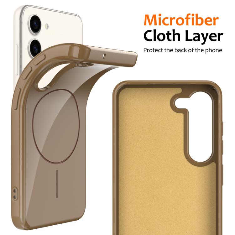 For Samsung Galaxy S23+ 5G Glossy TPU Shockproof MagSafe Phone Case with Lanyard
