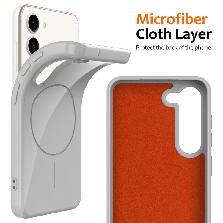 For Samsung Galaxy S23+ 5G Glossy TPU Shockproof MagSafe Phone Case with Lanyard