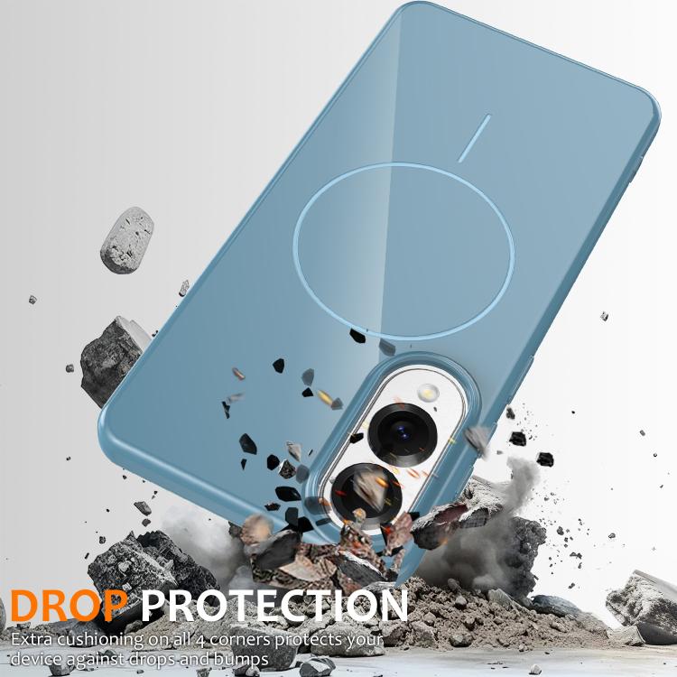 For Samsung Galaxy S25 Edge 5G Glossy TPU Shockproof MagSafe Phone Case with Lanyard