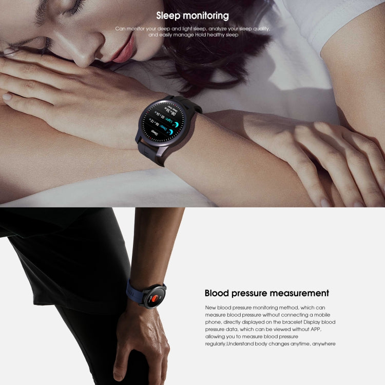 [HK Warehouse] ELEPHONE R8 1.3 inch Color Screen Bluetooth 5.0 Smart Watch with TPU Strap, IP67 Waterproof, Support Heart Rate Monitor / Sleep Monitor