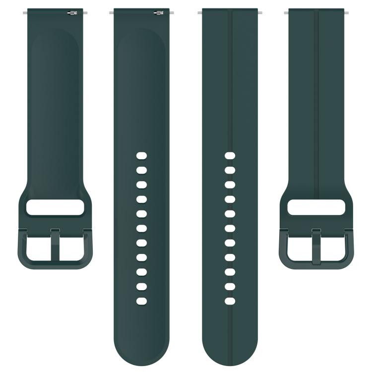 Kalebol 20mm Grooved Silicone Strap
