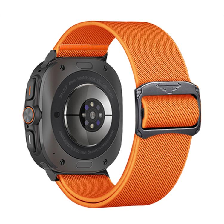 For Samsung Galaxy Watch Ultra 47mm / Ultra 2025 Kalebol Elastic Nylon Watch Band