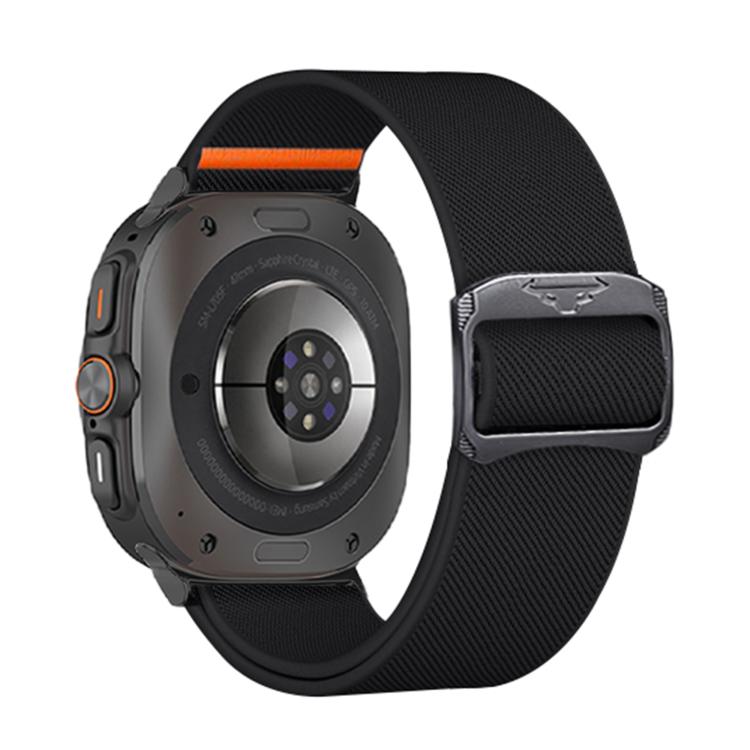 For Samsung Galaxy Watch Ultra 47mm / Ultra 2025 Kalebol Elastic Nylon Watch Band