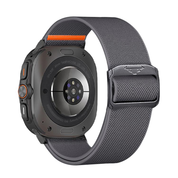 For Samsung Galaxy Watch Ultra 47mm / Ultra 2025 Kalebol Elastic Nylon Watch Band