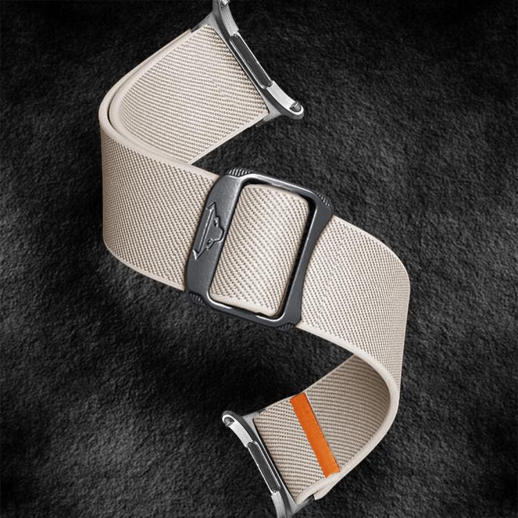 For Samsung Galaxy Watch Ultra 47mm / Ultra 2025 Kalebol Elastic Nylon Watch Band