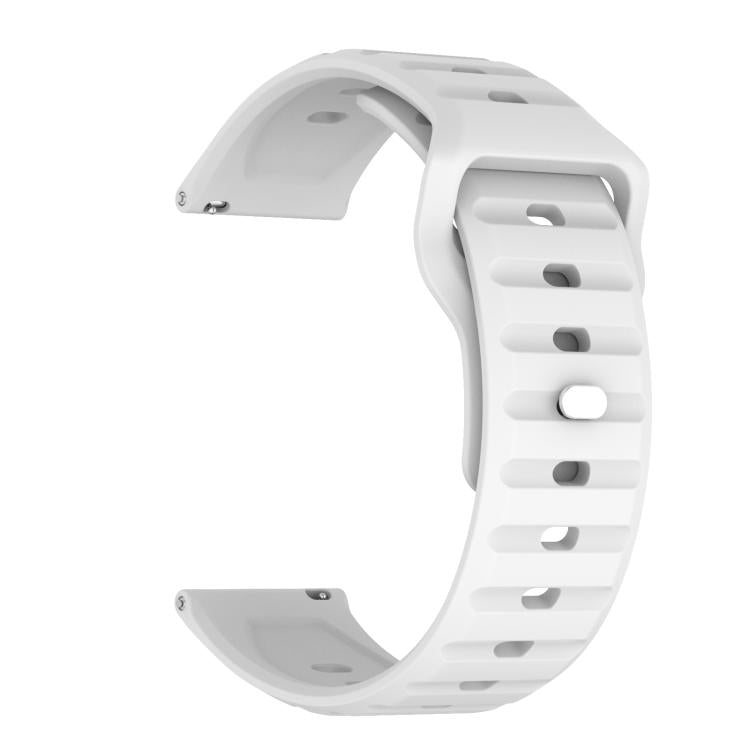 20mm Kalebol Wave Pattern Studded Buckle Silicone Watch Band