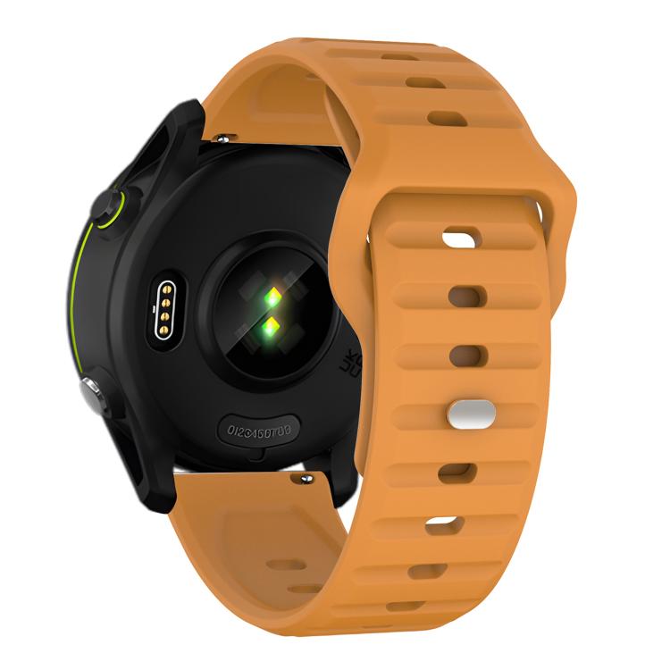 20mm Kalebol Wave Pattern Studded Buckle Silicone Watch Band
