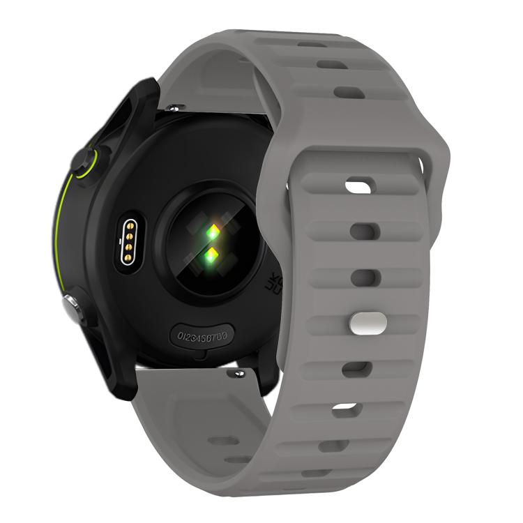 20mm Kalebol Wave Pattern Studded Buckle Silicone Watch Band