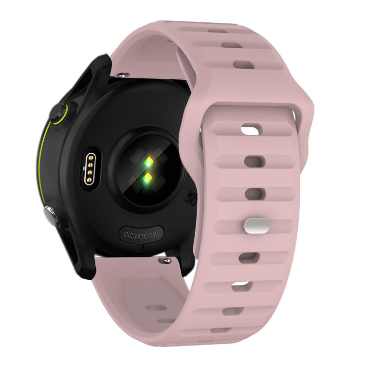 20mm Kalebol Wave Pattern Studded Buckle Silicone Watch Band