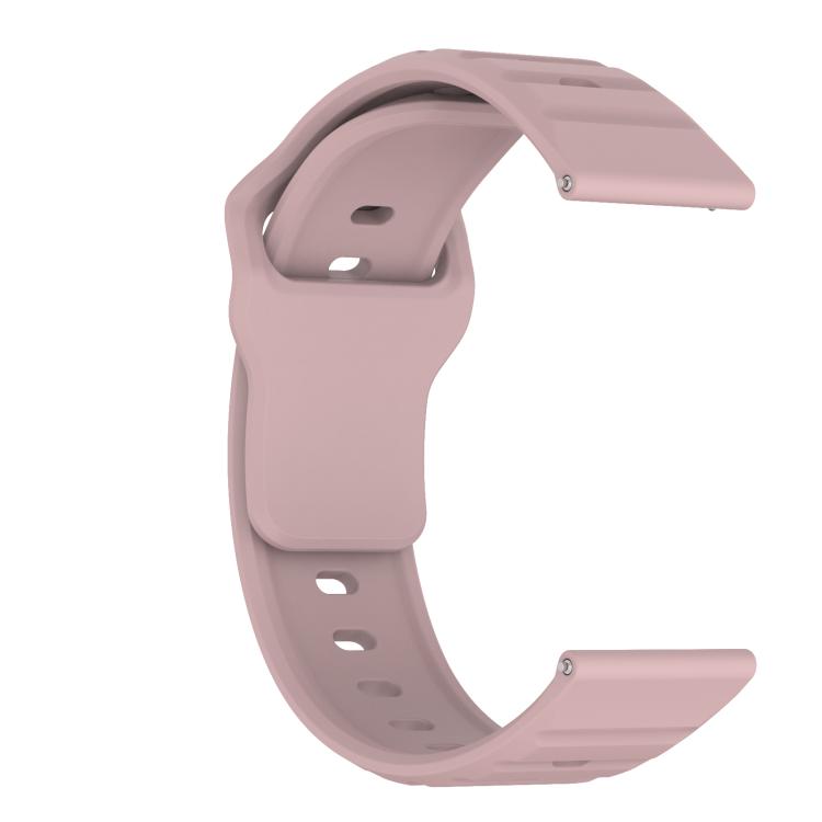 20mm Kalebol Wave Pattern Studded Buckle Silicone Watch Band