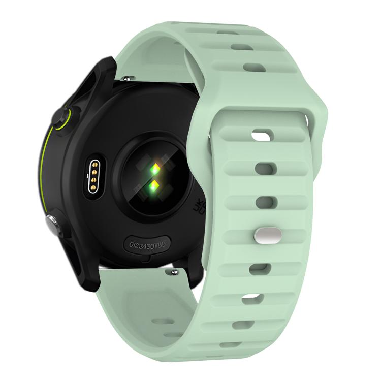 20mm Kalebol Wave Pattern Studded Buckle Silicone Watch Band