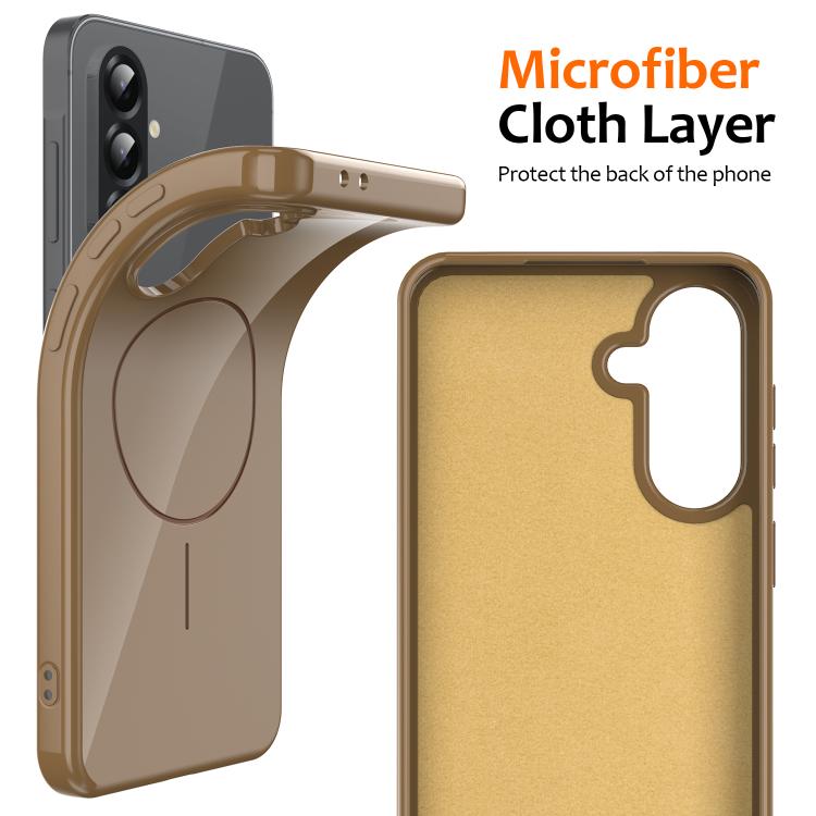 For Samsung Galaxy A25 5G Glossy TPU Shockproof MagSafe Phone Case with Lanyard