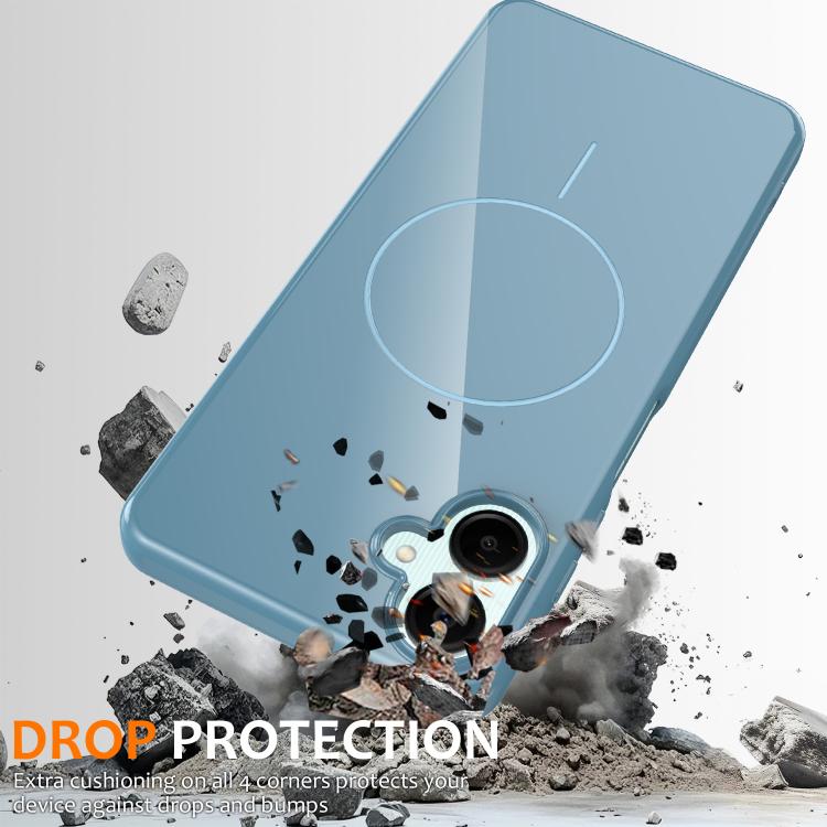 For Samsung Galaxy A07 / M17e / F07e Glossy TPU Shockproof MagSafe Phone Case with Lanyard