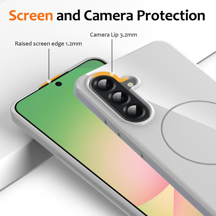 For Samsung Galaxy A17 / F17 / M17 Glossy TPU Shockproof MagSafe Phone Case with Lanyard