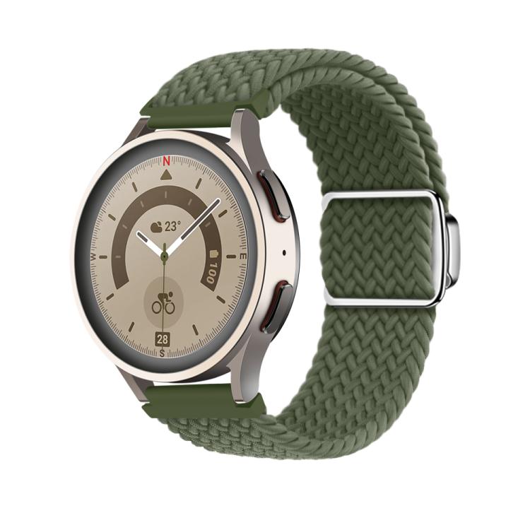 20mm Kalebol Nylon Braided Loop Magnetic Buckle Watch Band