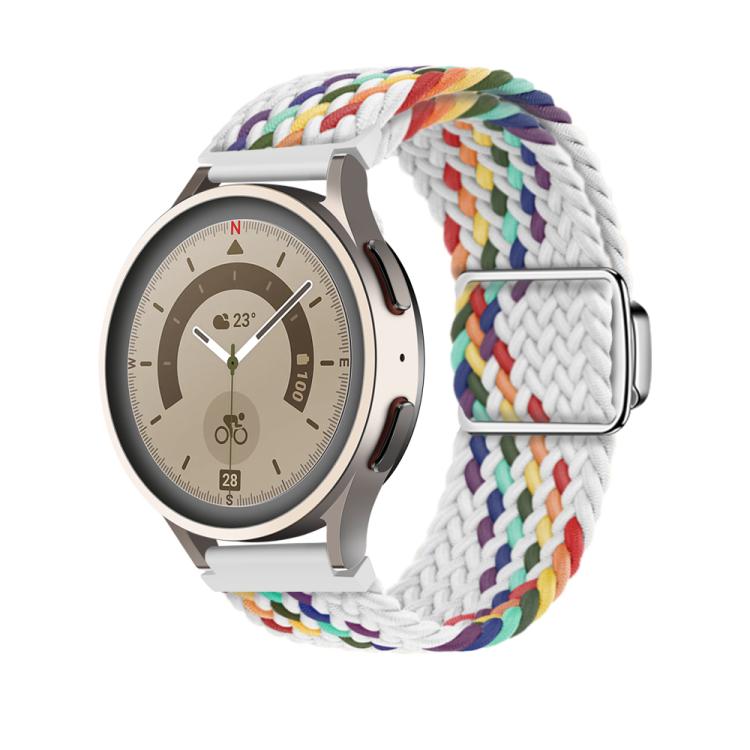 20mm Kalebol Nylon Braided Loop Magnetic Buckle Watch Band