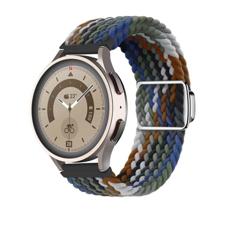 20mm Kalebol Nylon Braided Loop Magnetic Buckle Watch Band