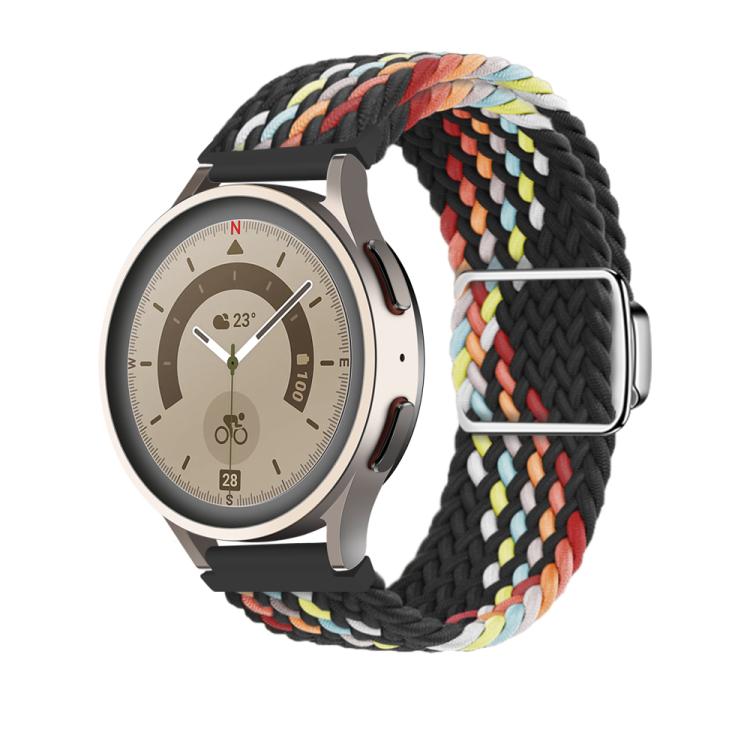 22mm Kalebol Nylon Braided Loop Magnetic Buckle Watch Band