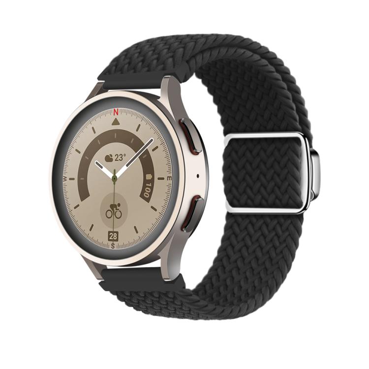 22mm Kalebol Nylon Braided Loop Magnetic Buckle Watch Band