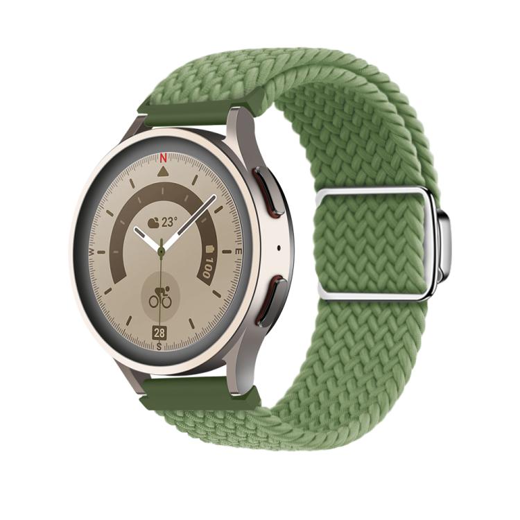 22mm Kalebol Nylon Braided Loop Magnetic Buckle Watch Band