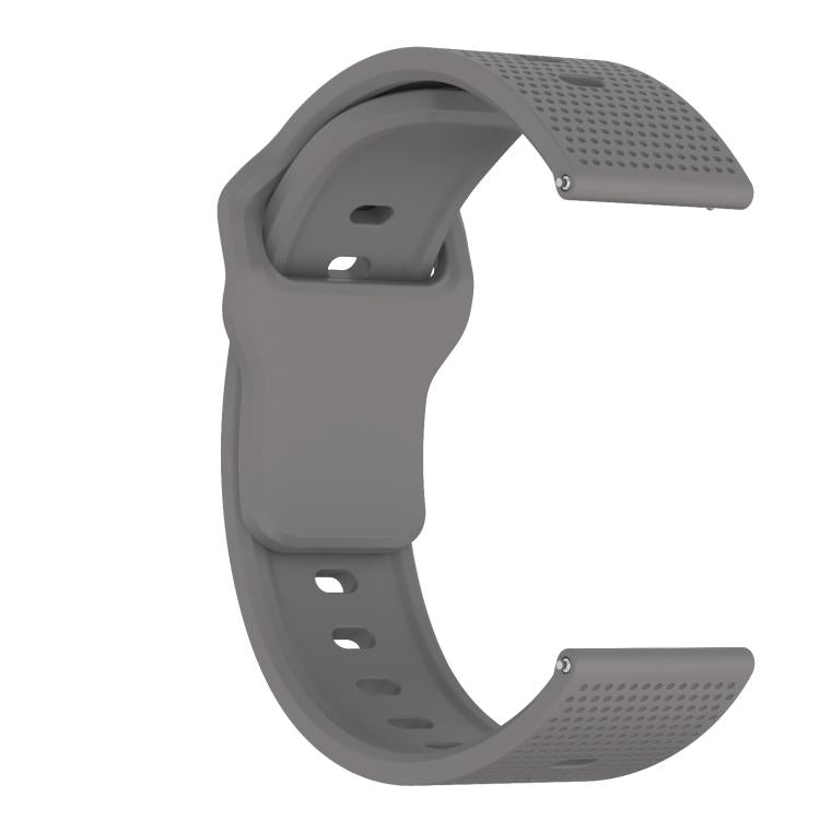 20mm Kalebol Dot Studded Buckle Silicone Watch Band
