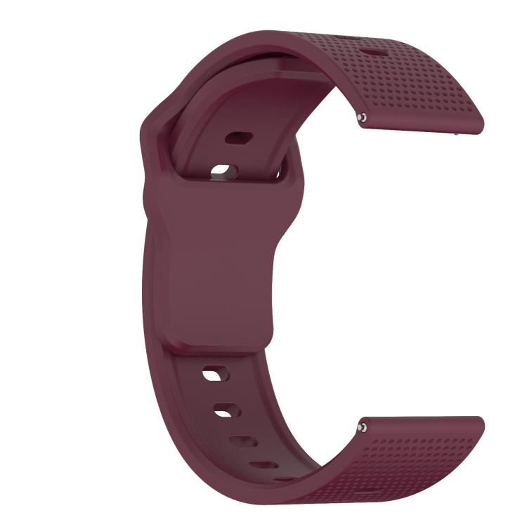 20mm Kalebol Dot Studded Buckle Silicone Watch Band