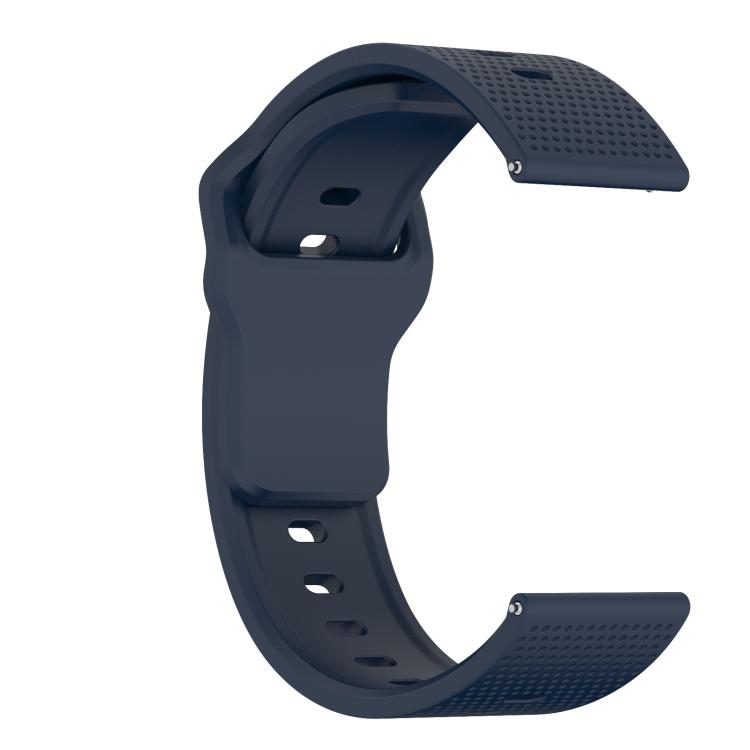 22mm Kalebol Dot Studded Buckle Silicone Watch Band