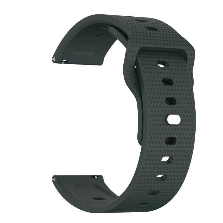 22mm Kalebol Dot Studded Buckle Silicone Watch Band