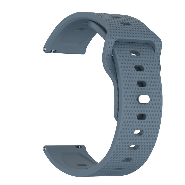 22mm Kalebol Dot Studded Buckle Silicone Watch Band