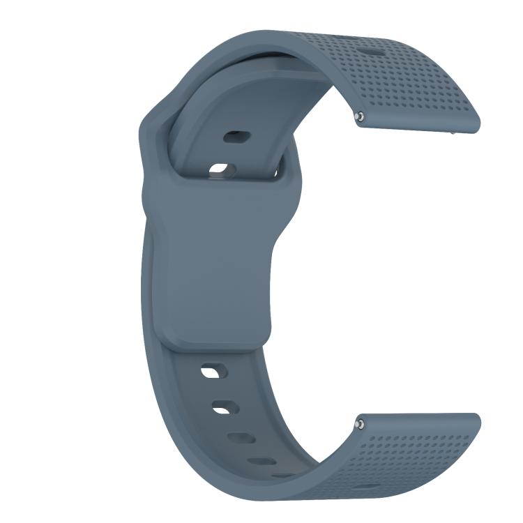 22mm Kalebol Dot Studded Buckle Silicone Watch Band