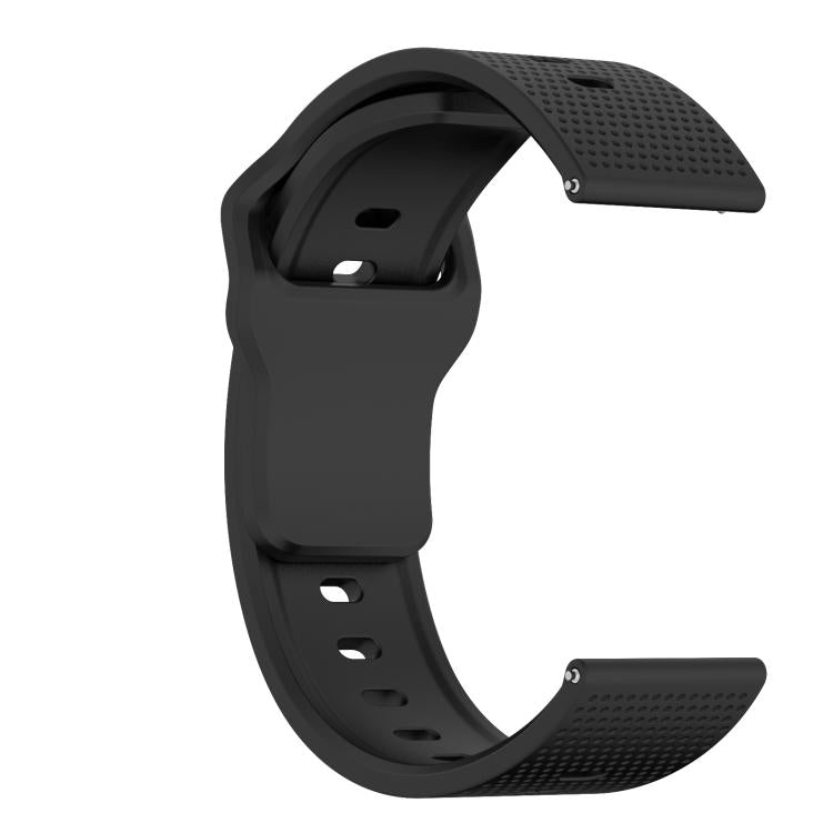 22mm Kalebol Dot Studded Buckle Silicone Watch Band