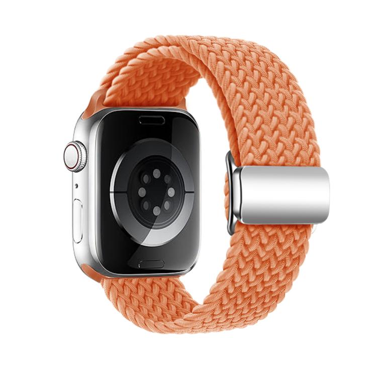 For Apple Watch 46mm / 49mm / 45mm / 44mm Kalebol Nylon Loop Magnetic Buckle Watch Band