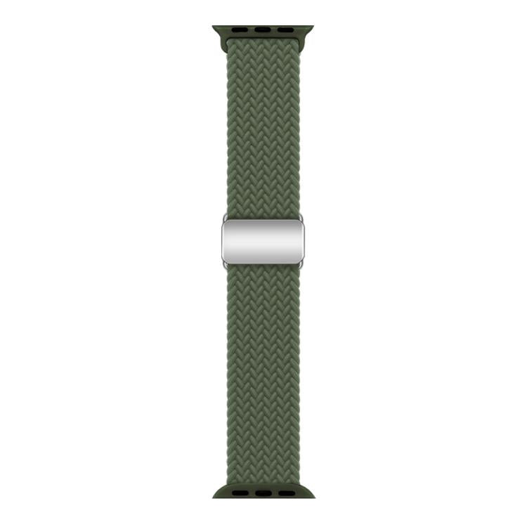 For Apple Watch 46mm / 49mm / 45mm / 44mm Kalebol Nylon Loop Magnetic Buckle Watch Band