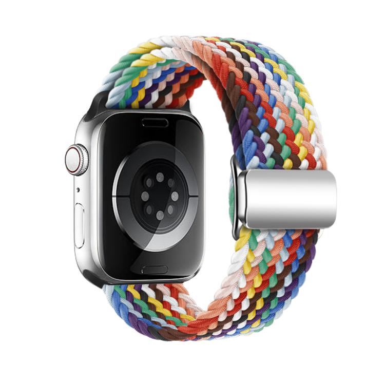 For Apple Watch 42mm / 41mm / 40mm / 38mm Kalebol Nylon Loop Magnetic Buckle Watch Band