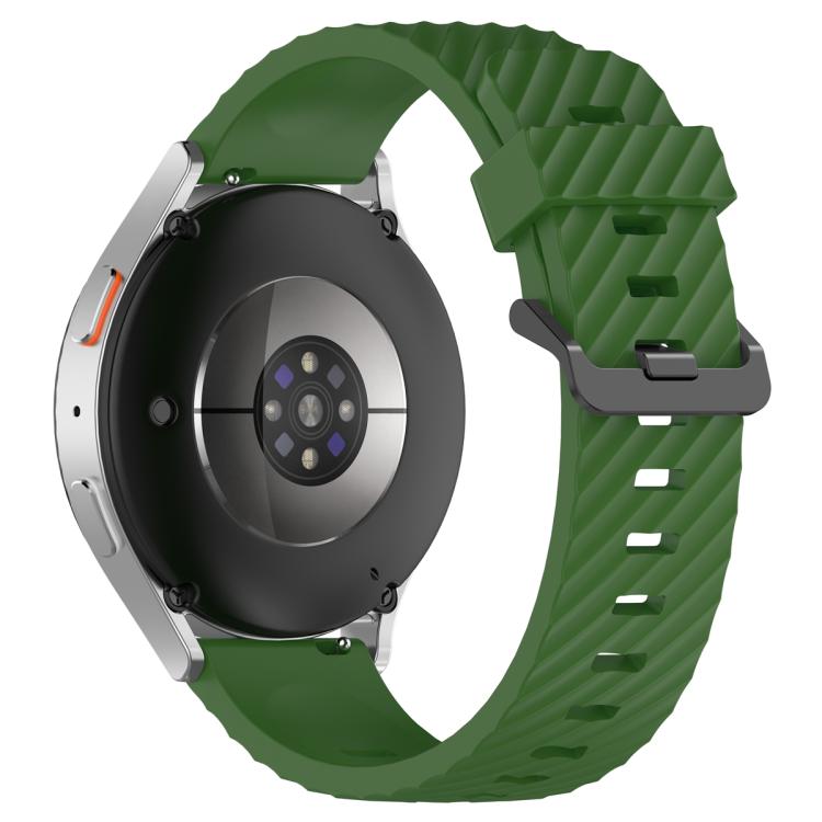 20mm Kalebol Steel Buckle Spruce Silicone Watch Band
