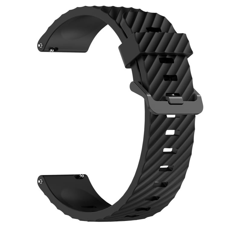 22mm Kalebol Steel Buckle Spruce Silicone Watch Band