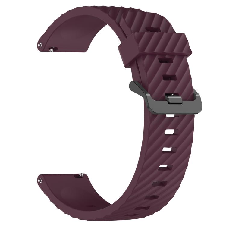 22mm Kalebol Steel Buckle Spruce Silicone Watch Band