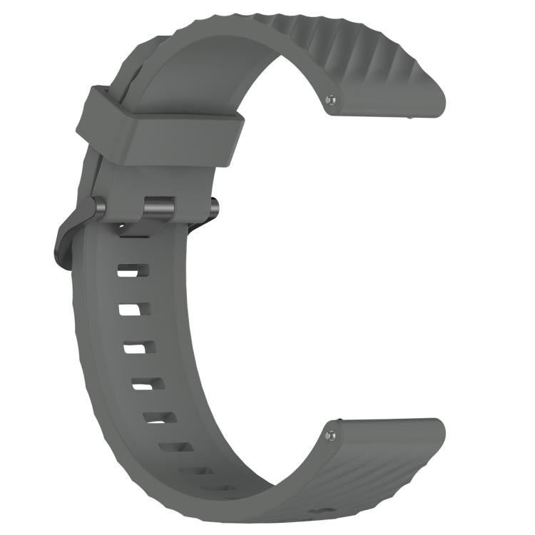 22mm Kalebol Steel Buckle Spruce Silicone Watch Band