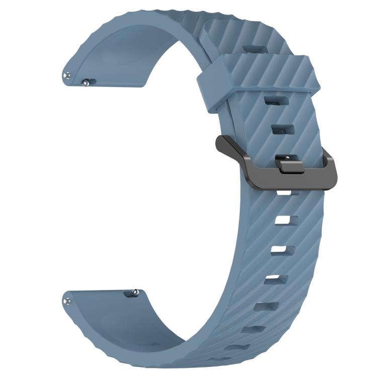 22mm Kalebol Steel Buckle Spruce Silicone Watch Band