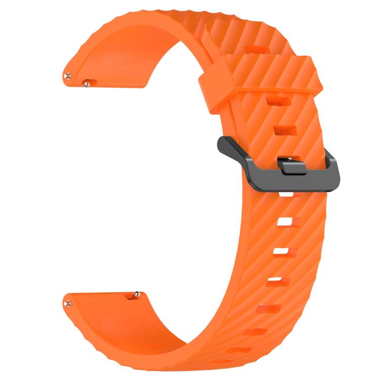 22mm Kalebol Steel Buckle Spruce Silicone Watch Band