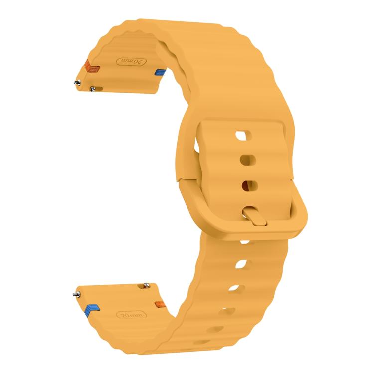 22mm Kalebol Wave Stitch Silicone Watch Band