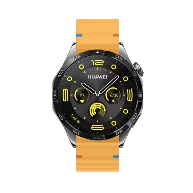 22mm Kalebol Wave Stitch Silicone Watch Band